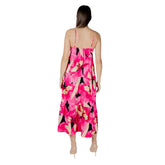 Multicolor Viscose Long Dress